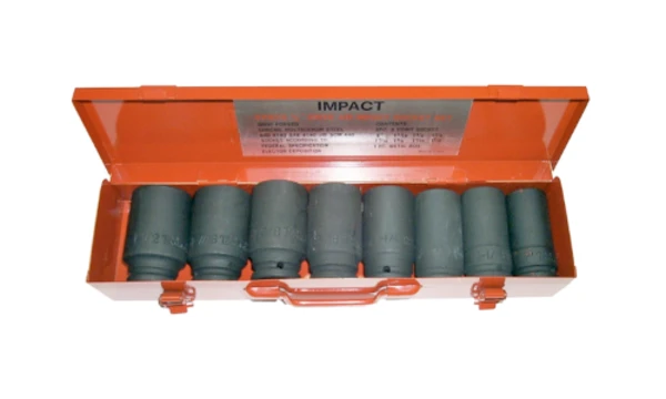 3/4" Dr. SAE Deep Impact Socket Set (6p), 8 Piece