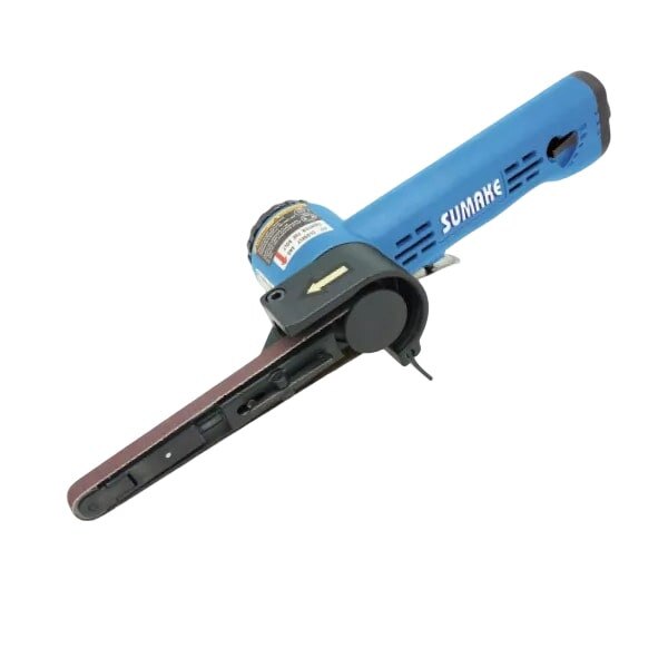 File Sander Trintion Air Belt Sander 10 X 330mm 3/8'' X 13'' Pneumatic Belt Sander Air Sander Sanding Grinder With 5Pcs Belts Buffing Assorted Vehicle Car Band File